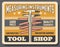 Repair and construction measure tools shop