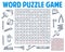 Repair and construction tools word search puzzle