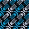 Repair idea seamless pattern, highly detailed 3d bolts sy