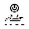 repair kart icon vector glyph illustration