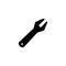 Repair key icon. Work symbol