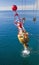 Repair navigational buoys at sea