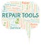 Repair Tools word cloud