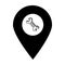 Repairing store location map pin icon. Element of map point for mobile concept and web apps. Icon for website design and developme