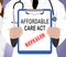 Repeal Or Replace Aca Affordable Care Act Health Care - 3d Illustration