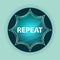 Repeat magical glassy sunburst blue button sky blue background