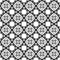 Repeat monochromatic vector curved pattern design