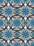 Repeat pattern abstract beautiful mediterranian splash ceramic tile italian painting