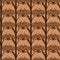 Repeat.Seamless pattern of cute face horse background.Farm animal
