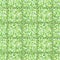 Repeatable abstract pattern of light green circles chaotic order forming square lattice