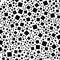 Repeatable random squares abstract geometric pattern - Monochrome background