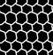 Repeatable seamless pattern with tilted, overlapping hexagons. G