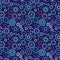 Repeated abstract circles in Water pattern wallpaper.