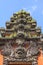 Repeated Balinese sculptures vertical