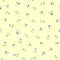 Repeated cute flowers with leaves. Seamless floral pattern for feminine and girlish design.