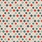 Repeated diamonds and lines background. Geometric motif. Seamless surface pattern with retro colors rhombuses ornament.