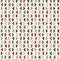 Repeated mini triangles on white background. Simple abstract wallpaper. Seamless pattern design with geometric figures.
