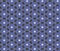 Repeated navy floral diamond shape figures and rhombuses on gray