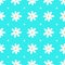 Repeated stylized daisies and polka dot. Cute floral seamless pattern.