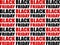 Repeating black friday text background. Vector pattern.