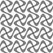 Repeating black and white swirl pattern