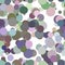 Repeating chaotic dot background pattern - vector design from circles in colorful tones