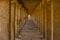 Repeating Columns Long Covered Walkway Hampi