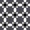 Repeating forged metal lattice background