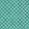 Repeating halftone dot polygon seamless pattern repeat for textile and web background design with cyan base color