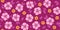 Repeating Hibiscus Pattern | Seamless Tropical Design & Vector Tiki Print | Luau Decor | Hawaiian Background