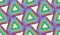 Repeating Rainbow Triangles - Tileable Background