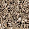 Repeating smelted metal background