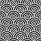 Repetitive Elegant Graphic Continuous Print Pattern. Continuous Creative Vector Curly Design Texture. Seamless Tileable Plexus