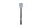 Replaceable concrete chisel, isolated on a white background with a clipping path.