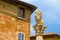 Replica 1856 of the florentine lion in Montepulciano, Tuscany,