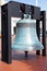 Replica freedom bell in front of Union Station