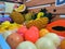 Replica fruit and vegetable toys for children