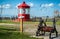 Replica of the lantern of the Pilier-de-Pierre lighthouse in Saint-Jean-Port-Joli Nautical area