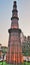 Replica of Qutab Minar at Bharat Darshan Park in Delhi