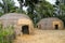 Replica Reed Covered Powhatan Huts Jamestown Virginia