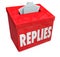 Replies Box Collecting Responses Suggestions Feedback