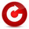 Reply arrow icon elegant red round button