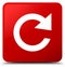 Reply rotate icon red square button