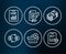 Report document, Feather signature and Currency exchange icons.