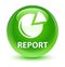 Report (graph icon) glassy green round button