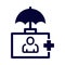 report, medical, health, tick, insurance, umbrella, medical insurance icon