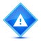 Report problem icon isolated on special blue diamond button