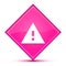 Report problem icon isolated on special pink diamond button illustration