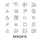 Reports related icons