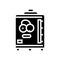 repository industry machine for olive glyph icon vector illustration